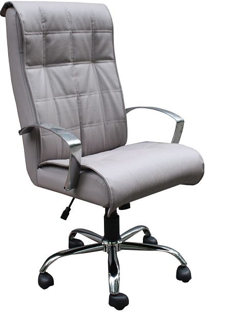 Кресло руководителя "Силуэт" хром, подл."Марс" - Вид 1