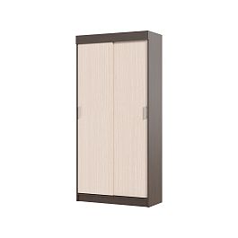 Андрей-Эконом (евро) шкаф-купе (1000*2100*416 мм) венге/дуб белфорд - Фото предпросмотра
