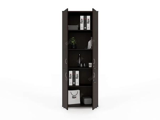 ЛАЙТ / LIGHT RLG040-70x35 Шкаф 4 двери 70x35x183 Венге - Вид 2