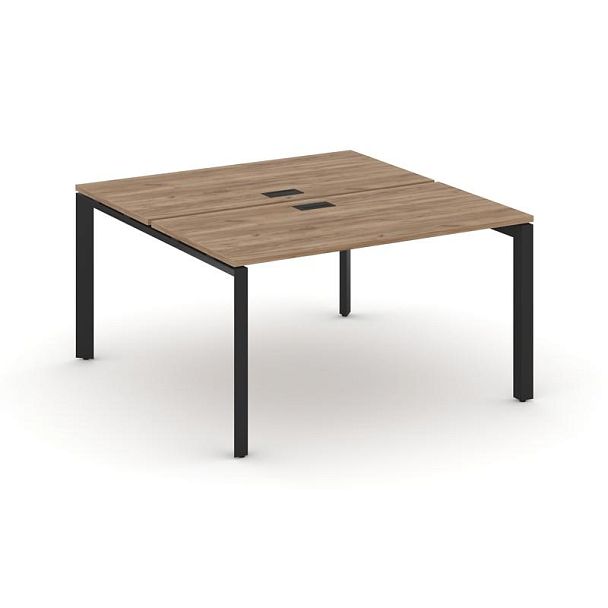 Style Project Next Рабочая станция двухсторонняя SN-59P.DRS-002 Дуб Табак/Металл Черный/Черный Заглушка 1180*1232*750 - Вид 1