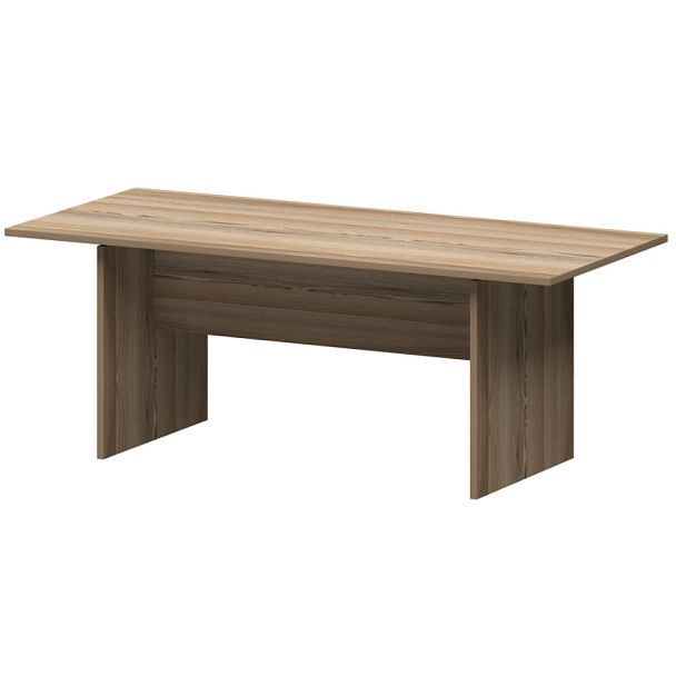 Стол для заседаний НТ-200.90 Дуб сафари 2000x900x750 Аргентум - Вид 1