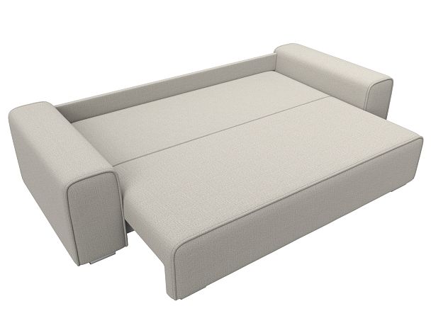 Диван прямой Лига-029 Рогожка бежевый - Вид 8