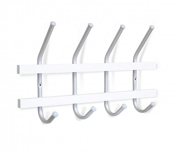 Вешалка Sheffilton SHT-WH11 беленый/алюм.металлик - Вид 1