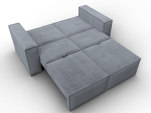 Диван прямой Куба мини Велюр серый - Вид 10