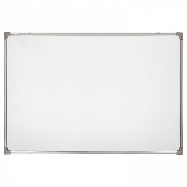 Доска магнитно-маркерная 90х120 см, металлическая рамка, STAFF ECO, 238138 - Вид 2