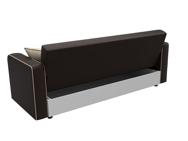 Диван-книжка Тур Экокожа\Велюр коричневый - Вид 6