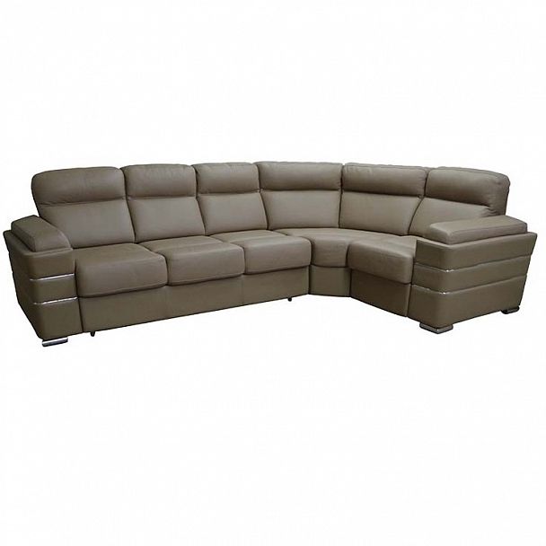 Угловой диван "Манчестер" 1у-3РУ-У кожа - Вид 1