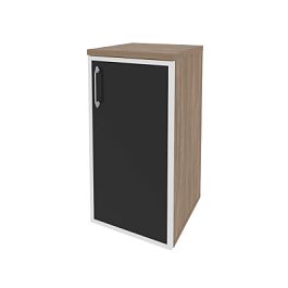 Onix Шкаф низкий узкий правый O.SU-3.2 R (R) black Дуб аризона/Стекло black 400*420*823 - Фото предпросмотра