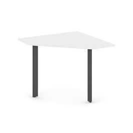 Style Project Next Угловой элемент переговорного стола SN-59.UPRG-001 Белый/Металл Антрацит 980*980*750 - Фото предпросмотра