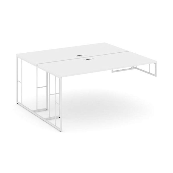 Rift Рабочая станция для опорной тумбы RF.DRSOT-014 Белый Бриллиант/Металл Белый 1580*1432*750 - Вид 1
