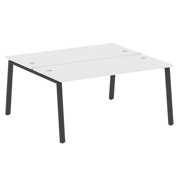 Metal System Р. ст. на А-образном м/к БА.РАС-СП-2.4 Белый/Антрацит металл 1600*1475*750 - Вид 1