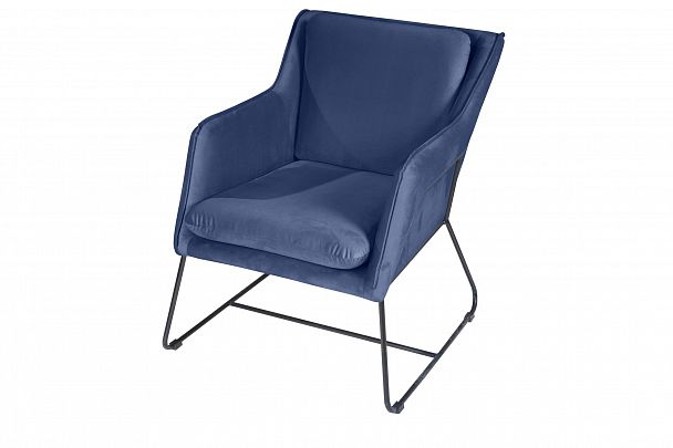 Кресло Alex, бархат синий 29 - Вид 6