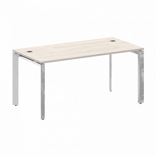 Стол рабочий руководителя на П-образном м/к "ONIX DIRECT LUX" M-O.MP-SRR-4.8 денвер светлый - Вид 1