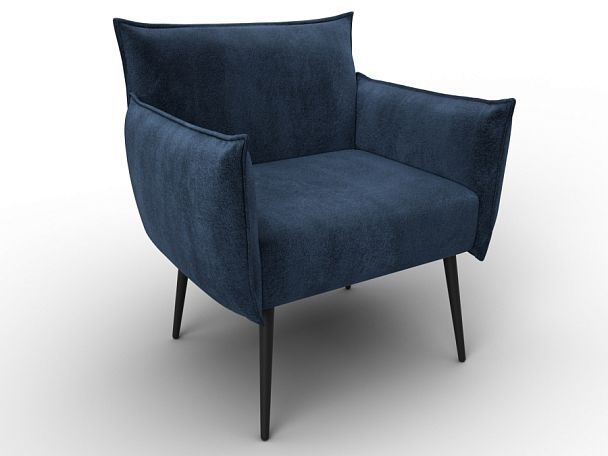 Кресло Лига-083 Велюр синий - Вид 6