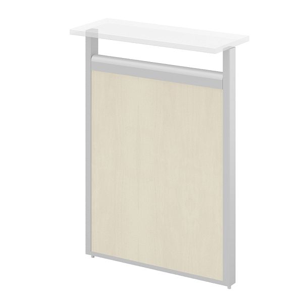 Модуль сплошной "Логика-ресепшн"  ПК-ЛГР-МДС112х60Д-В1-99 клен - Вид 1