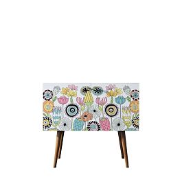 Комод на высоких ножках Berber малый арт BB13/Print_03 - Фото предпросмотра