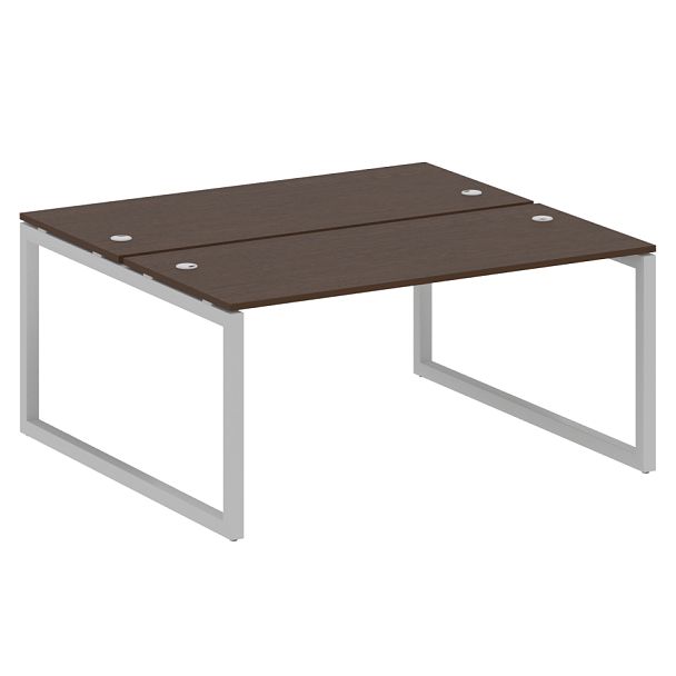 Metal System Quattro Р. ст. на О-образном м/к 50БО.РАС-СП-2.4 Венге/Серый металл 1600*1475*750 - Вид 1