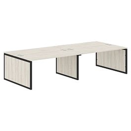 Стол 4-х местный XQPWST 3214 Сосна Эдмонт/Антрацит 3200х1406х750 XTEN-QP - Фото предпросмотра