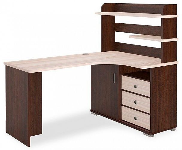 Стол компьютерный Домино СР-165 Венге/Карамель правый - Вид 1