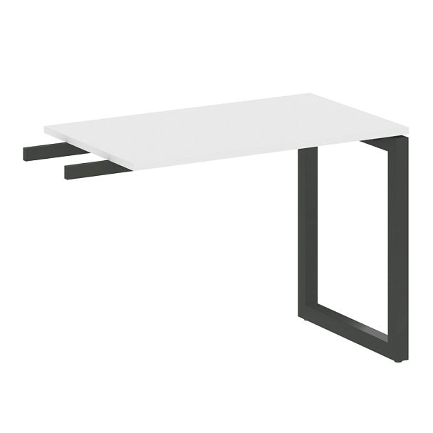 Metal System Quattro Приставной элемент на О-образном м/к 50БО.ПР-3 Белый/Антрацит металл 1000*600*750 - Вид 1