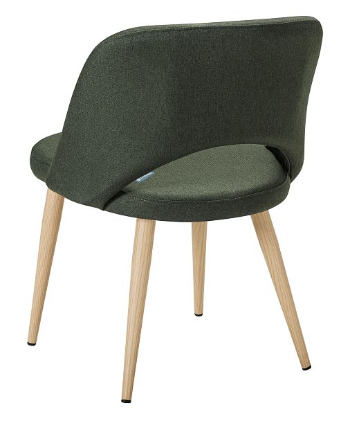 Стул Lars тёмно-зеленый/нат.дуб - Вид 4