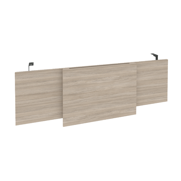 Onix Direct Царга стола руководителя O.M-CSR-4 Дуб аттик/Антрацит металл 1340*450*54 - Вид 1