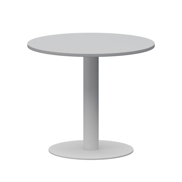 Стол круглый АМ-Д90 Серый/Белый 900x900x760 Арго-М - Вид 1
