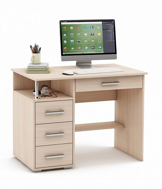 Стол письменный Амбер-4Я - Вид 1