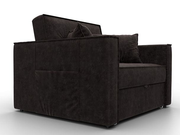 Кресло-кровать Лига-104 (80) Велюр коричневый - Вид 3