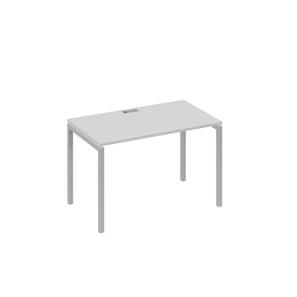 Стол письменный на металлокаркасе DUE A4 А4 Б2 013 БП серый / металлокаркас серый - Вид 1
