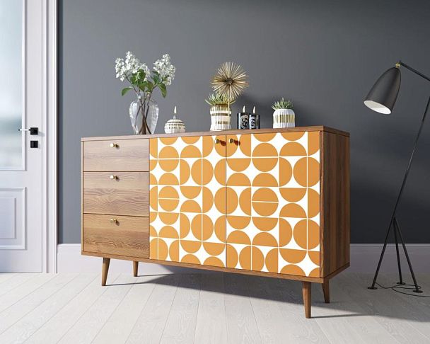 Комод Berber с двумя дверками и ящиками 14 принт арт BB05/Print_14 - Вид 3