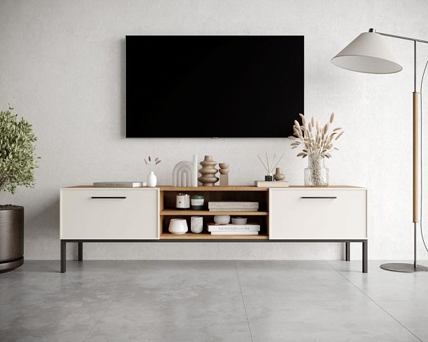 Комод Nicole с нишей низкий под TV NR27 - Вид 4