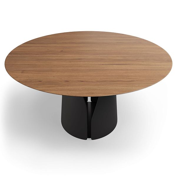 Стол круглый Giano 120, шпон - Вид 3