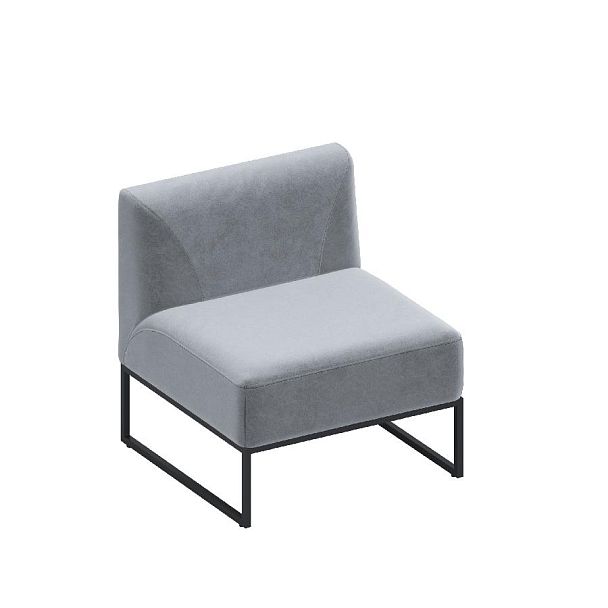 Секция прямая Мейджик / Magic Mg/pr ткань серая VL 32 - Вид 1