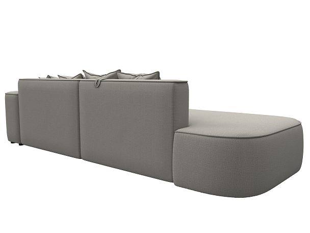 Диван угловой Лига-065 угол правый Рогожка бежевый - Вид 6