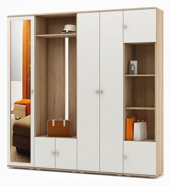 Стенка для прихожей Тунис-5 - Вид 1