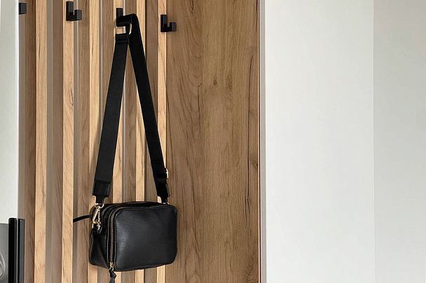 Бери Прихожая MPR-021.2563 дуб крафт золотой/белое дерево - Вид 8