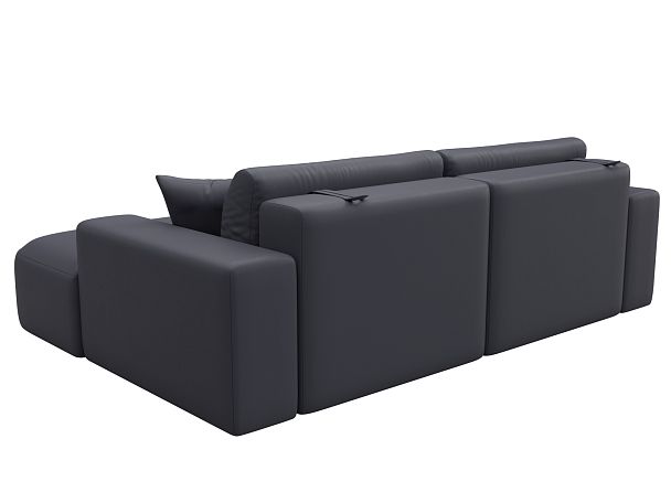 Диван угловой Лига-036 НПБ Классик правый угол Экокожа серый - Вид 6