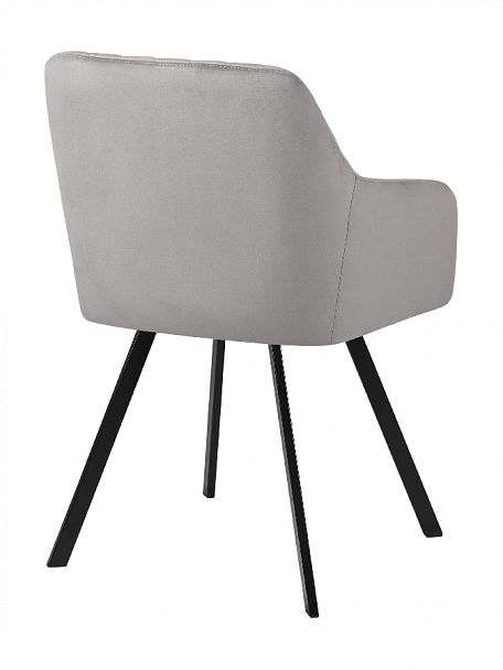 Кресло поворотное Барли, Confetti silver/черный - Вид 5