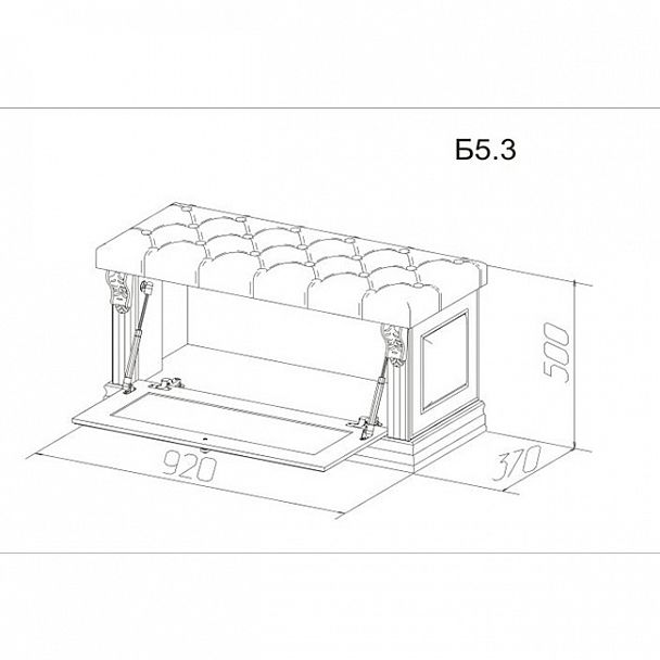 Обувница "Благо-5-3" - Вид 2