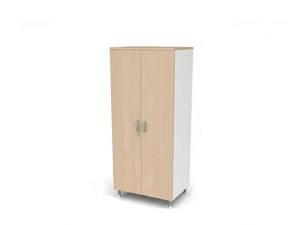 БЕРЛИН / BERLIN Гардероб глубокий 900х610х2080 Акация/Белый - Вид 1