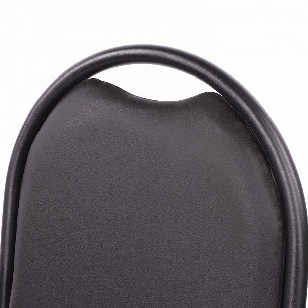 Стул для посетителей РС00Л, черный каркас, кожзам черный - Вид 9