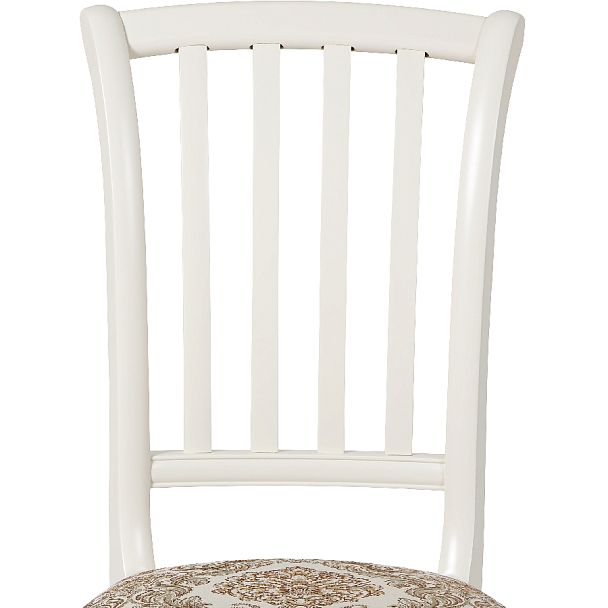 Комплект деревянных стульев с мягким сиденьем Бэль Слоновая кость/Бежевый жаккард, 3 шт. - Вид 7