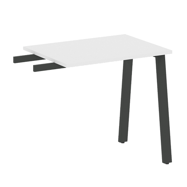 Metal System Приставной элемент на А-образном м/к БА.ПР-2 Белый/Антрацит металл 800*600*750 - Вид 1