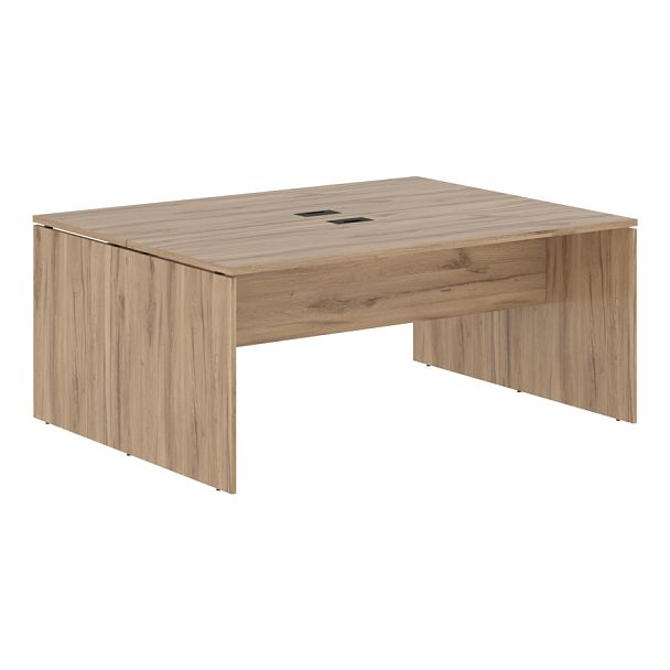 Стол двойной ED2ST 1767 Дуб Денвер светлый/Черный 1760х1346х750 EDIS - Вид 1