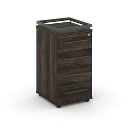 Rift Тумба приставная+рамка RF.TPR-002 Дуб Мали/Металл Антрацит 416*460*797 - Фото предпросмотра