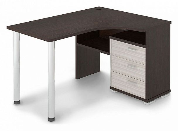 Стол письменный Домино СР-132С Венге/Карамель правый - Вид 1