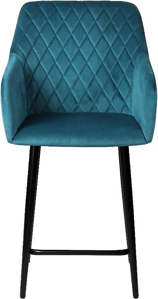 Комплект полубарных поворотных кресел Барли К, Confetti izumrud/черный, 4 шт. - Вид 3