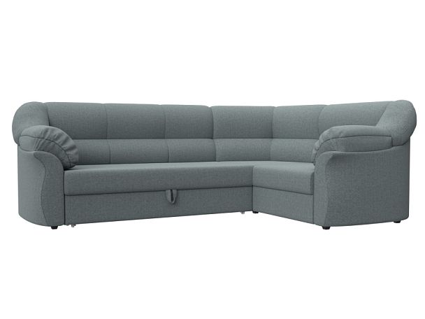 Диван угловой Карнелла правый угол Рогожка серый - Вид 1