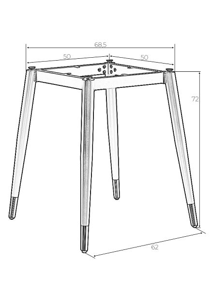 Подстолье обеденное DOBRIN MATT - Вид 5